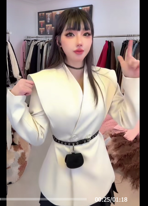 3528번 슬림 랩 실루엣 자켓